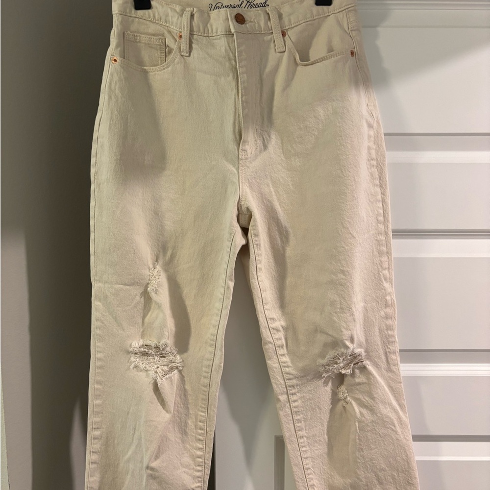 Universal Thread Cream Wide Leg Pants